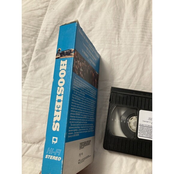 Hoosiers VHS VCR Video Tape Movie Basketball Gene Hackman Drama 1986 Indiana - Picture 2 of 10